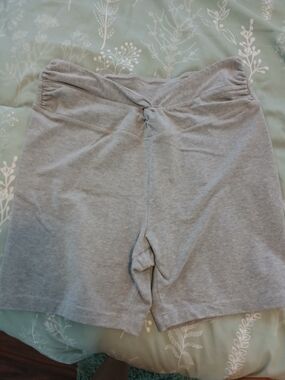 PINK Victoria's Secret Light Gray Bike Shorts